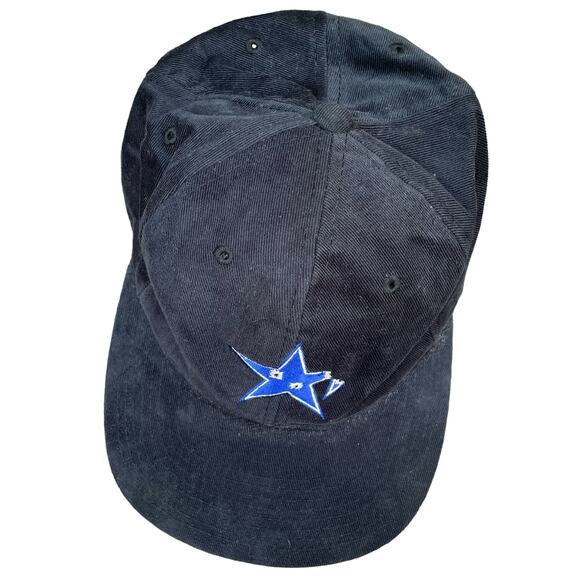 Vintage Dallas Cowboys Suck Hat Blue Star with Bullet Holes NFL Football Yupoong - Picture 3 of 9